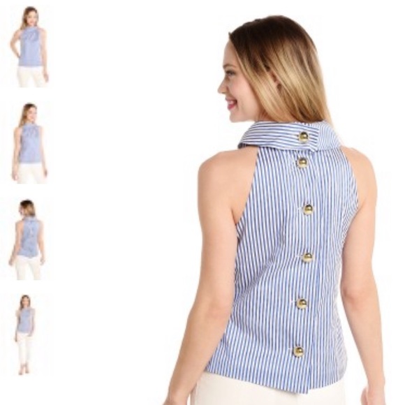 Sail to Sable Cowl Neck Top - Picture 2 of 3